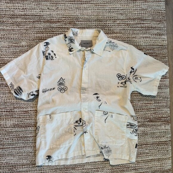 Carhartt WIP Print Button Down Shirt - Picture 1 of 4